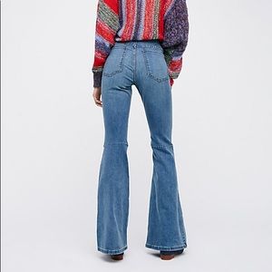 Free People Penny Pull-on Flare Jeans NWOT